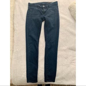 BlankNYC Spray-On Dark Wash Skinny Jeans